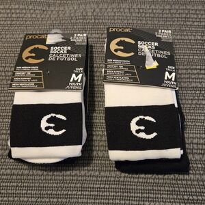 🎯 Procat Soccer socks 4 pair Youth size medium